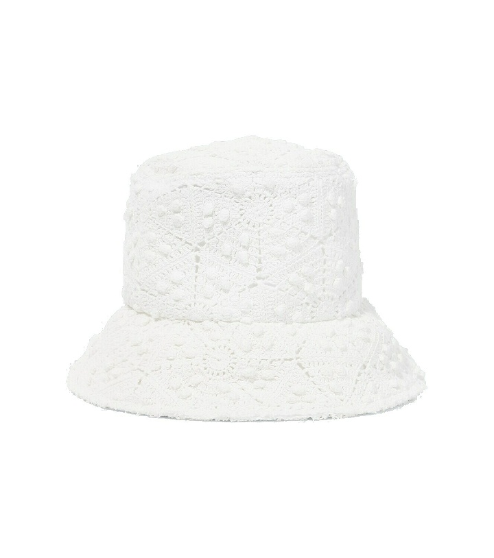 Photo: Comme des Garçons Shirt Crochet bucket hat