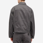 Acne Studios Men's Orsano Canvas Face Jacket in Dark Grey