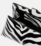 The Attico - 8.30 PM zebra-print leather clutch