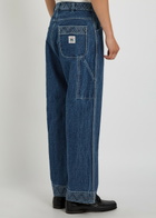 Bode Knolly Embroidered Straight-leg Jeans Indigo