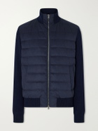 Herno - Quilted Twill Down Jacket - Blue