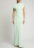 Odd Muse Drape Back Twill Maxi Dress Mint