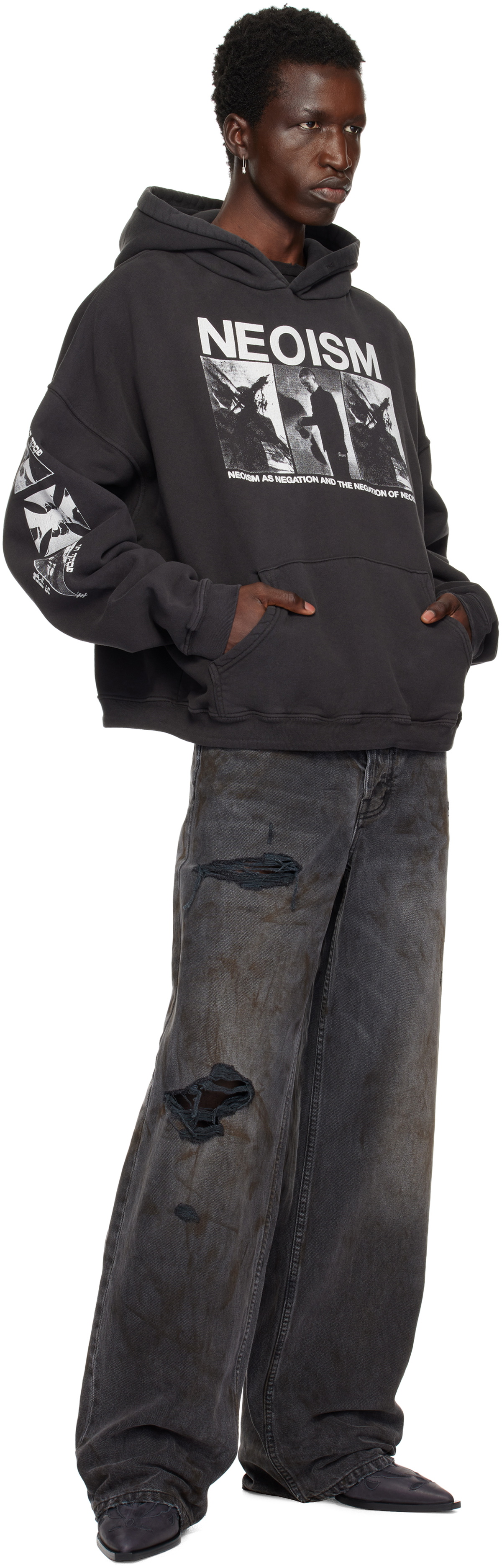 Enfants Riches Déprimés Black 'Neoism' Hoodie Enfants Riches Enfants Riches Déprimés Black 'Neoism' Hoodie Enfants Riches