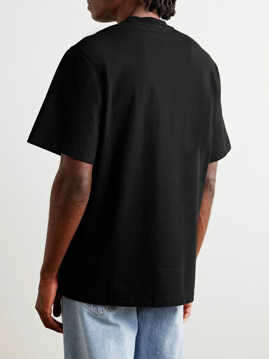 AGOLDE - Asha Cotton-Jersey T-Shirt - Black