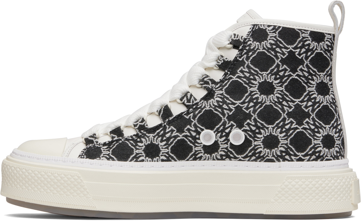 AMIRI Black & White MA Quad Court Hi Sneakers Amiri