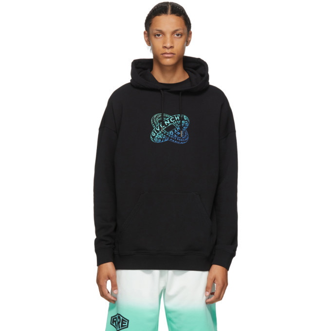 Photo: Givenchy Black Infinity Rings Logo Hoodie