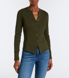 Veronica Beard Cordis ribbed-knit cotton-blend cardigan