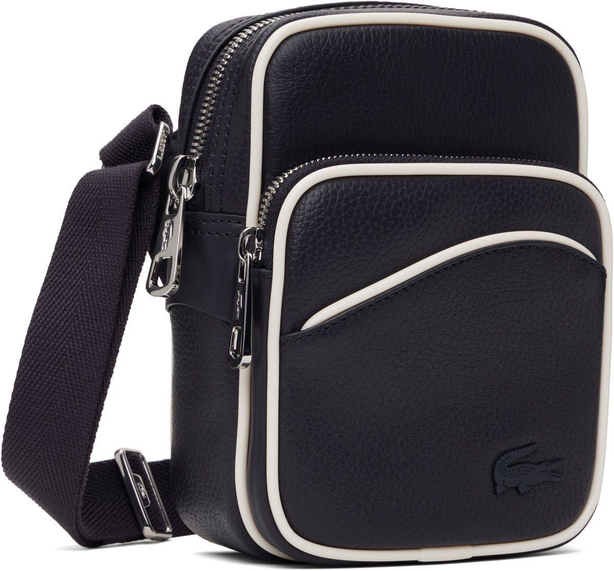 Lacoste Navy Small Angy Crossbody Bag