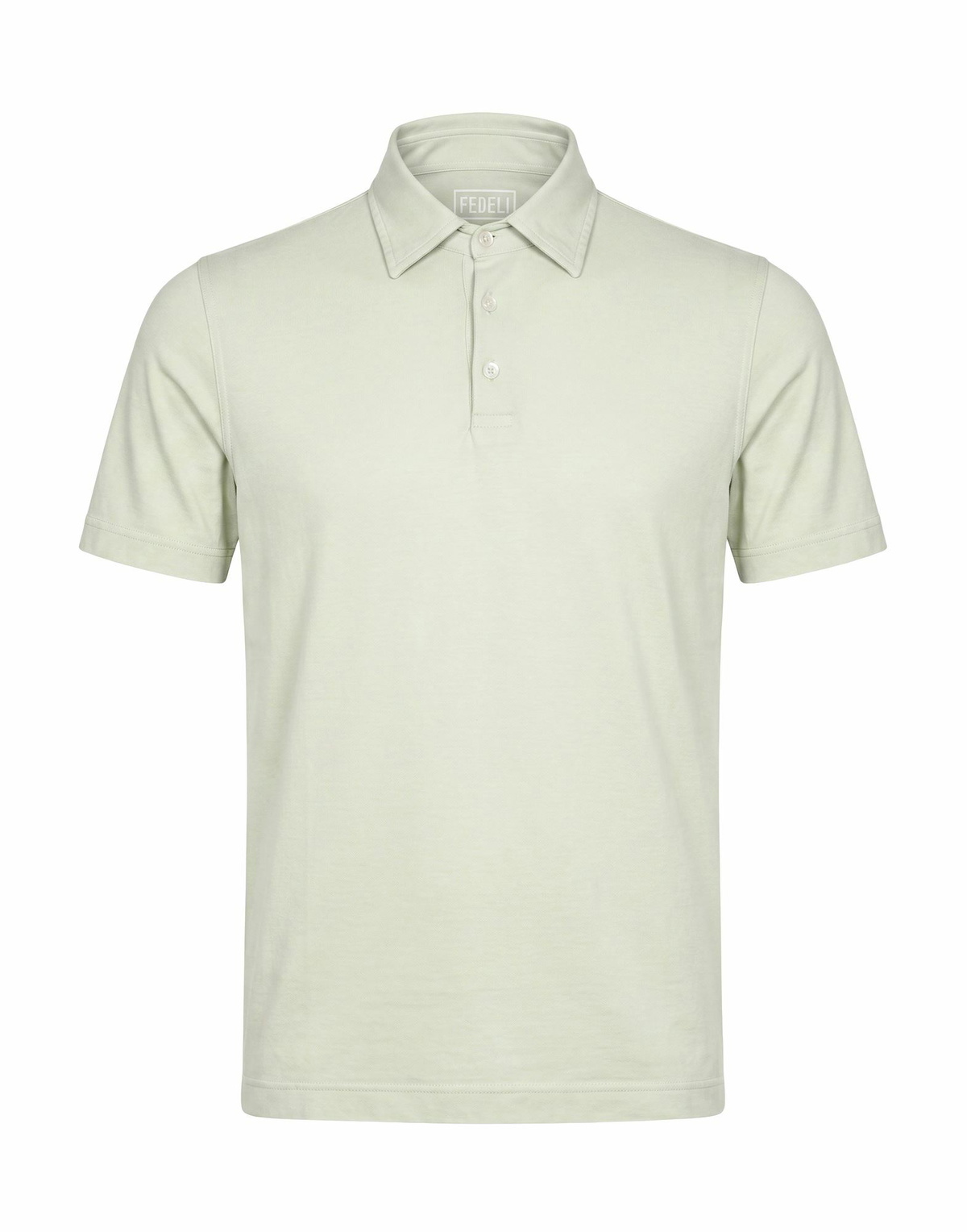 Fedeli Mens Polo shirt Light in Green