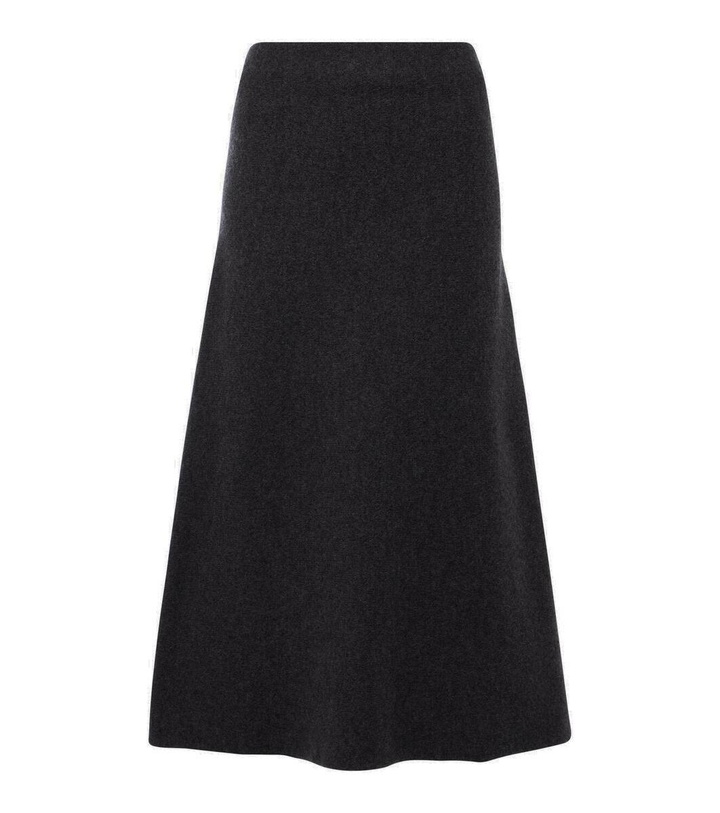 Photo: Jil Sander Wool midi skirt