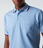 Gucci Cotton-blend piqué polo shirt