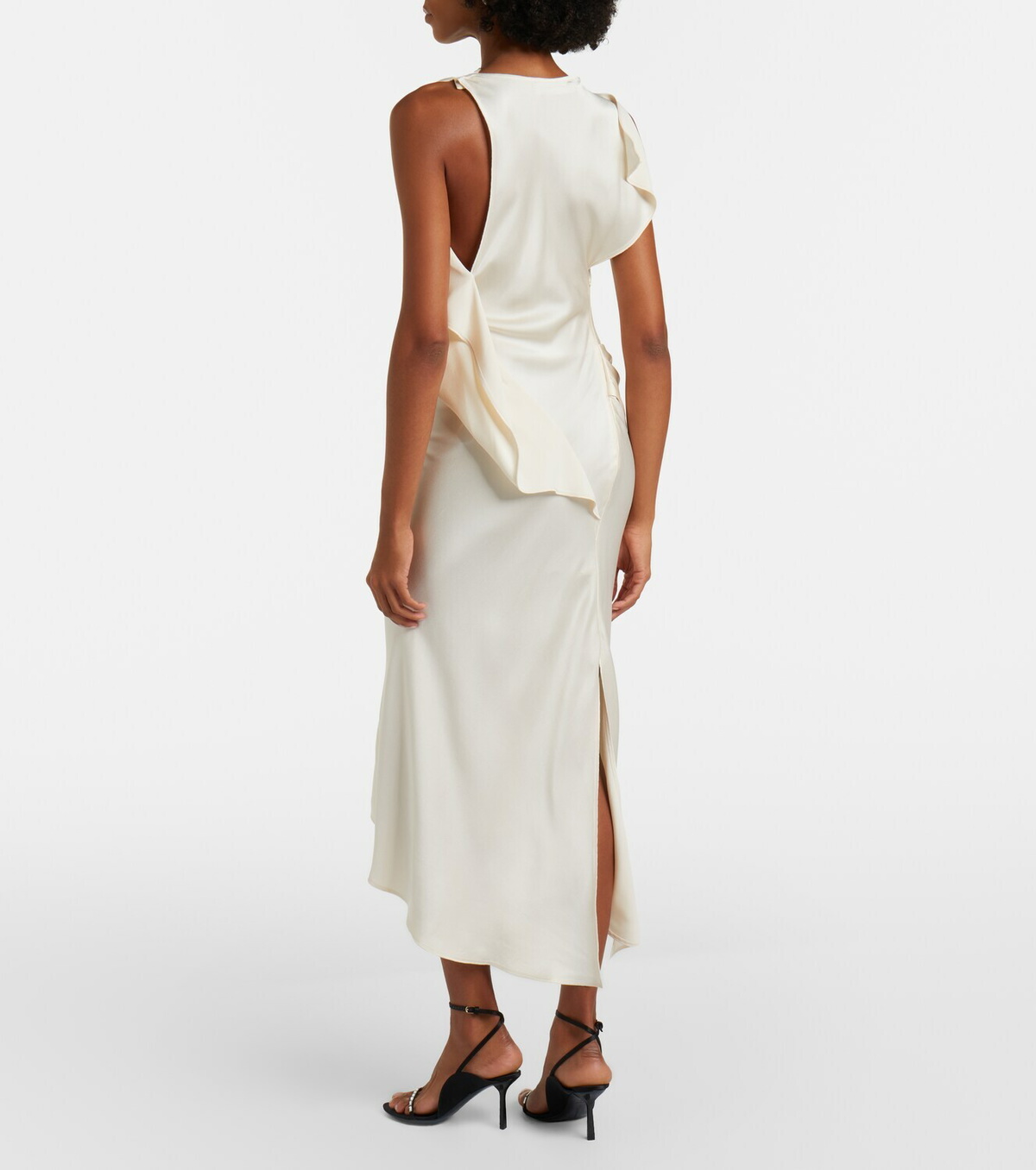 Victoria Beckham Kyra draped midi dress