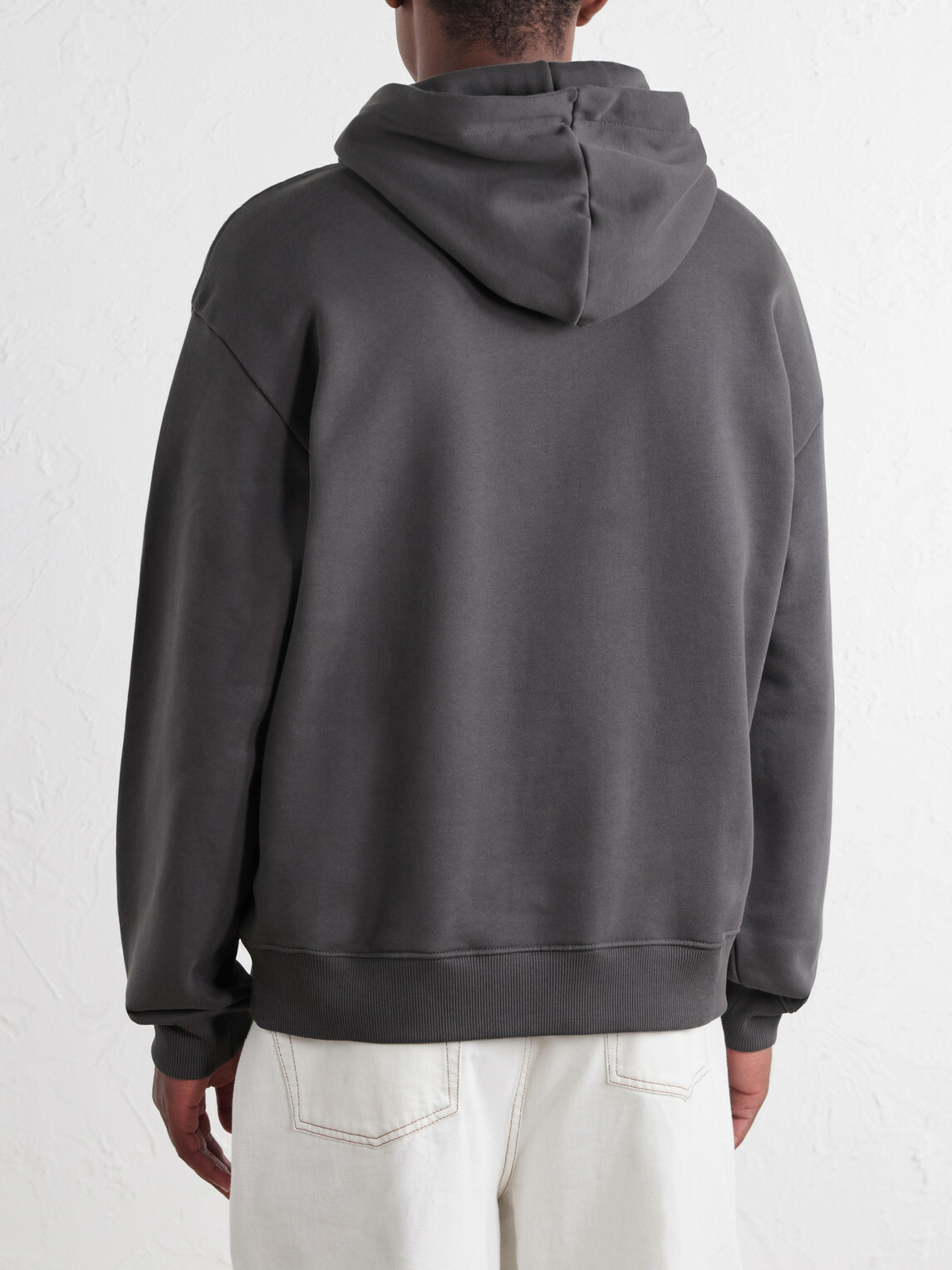 NN07 - David 3014 Organic Cotton-Jersey Hoodie - Gray
