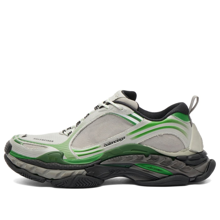 Photo: Balenciaga Men's Triple S 2 Light Mesh Sneaker in Grey/Green Mix