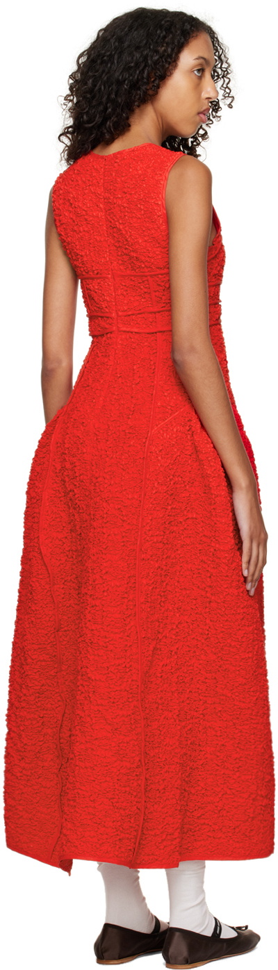cecilie bahnsen red dress CBAINO