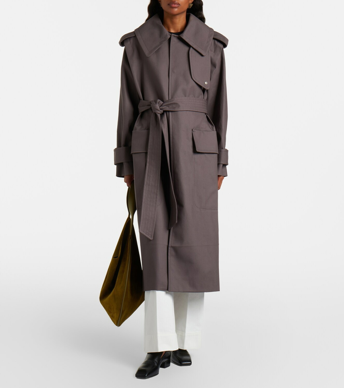Victoria Beckham Philippa cotton trench coat