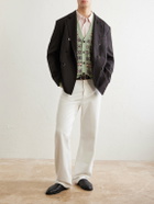Polo Ralph Lauren - Striped Linen and Cotton-Blend Cardigan - Green