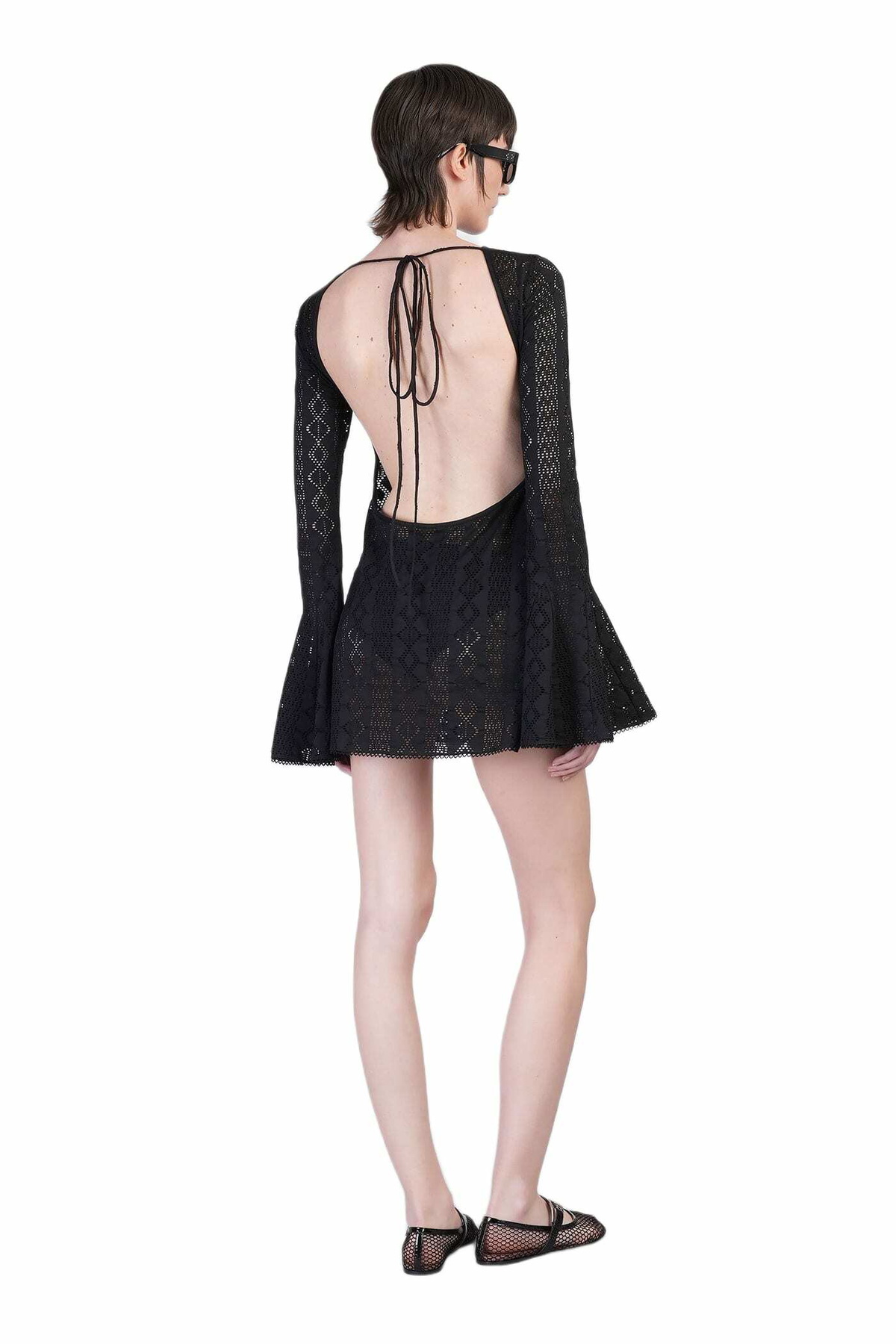 The Andamane Wanda Mini In Black Cotton