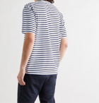 NN07 - Kurt Striped Cotton-Jersey T-Shirt - Blue