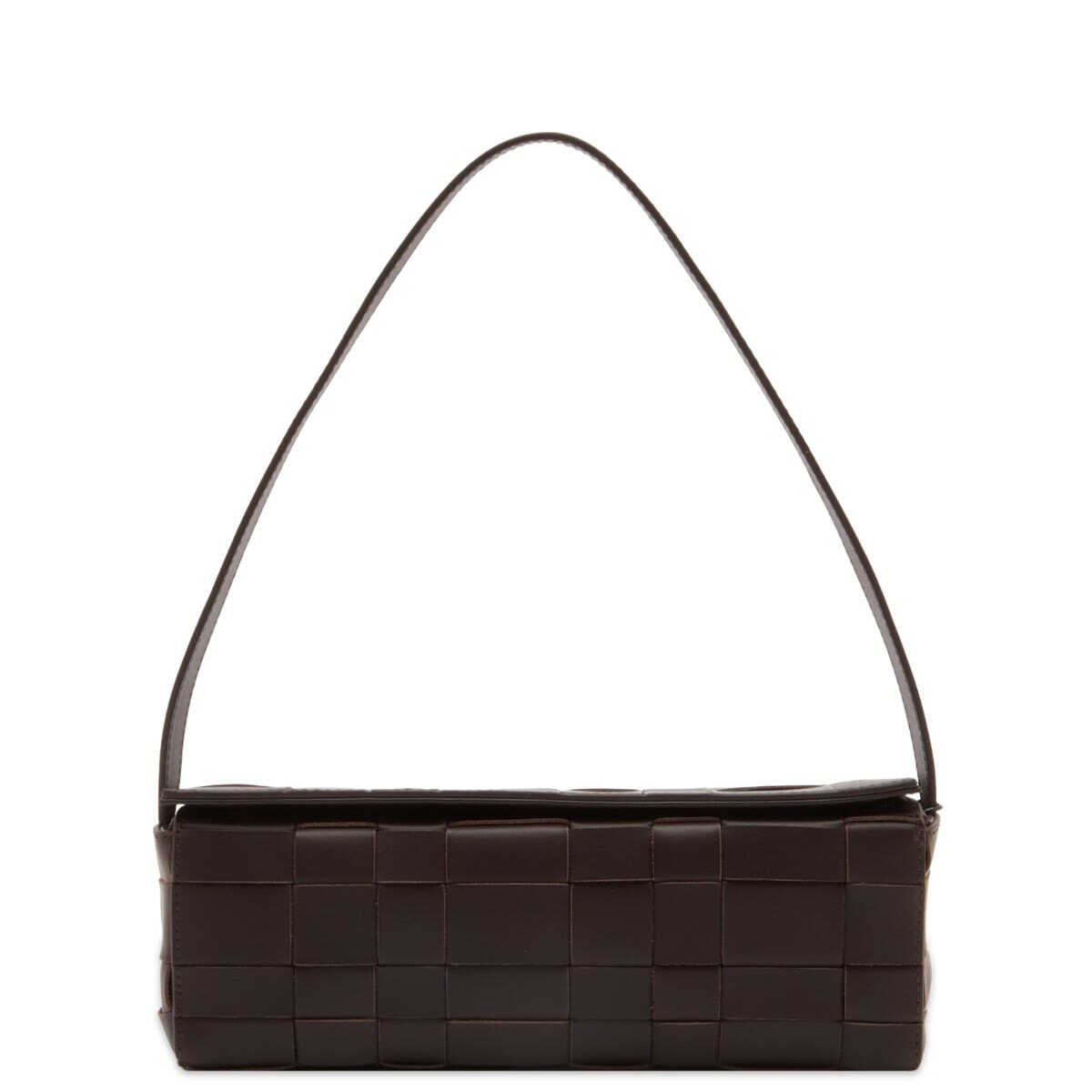ST. Agni Women's Woven East West Bag in Coffee 