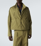 Kiko Kostadinov Egreta stiped cotton-blend jacket