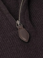 Purdey - Hertford Wool Half-Zip Sweater - Brown