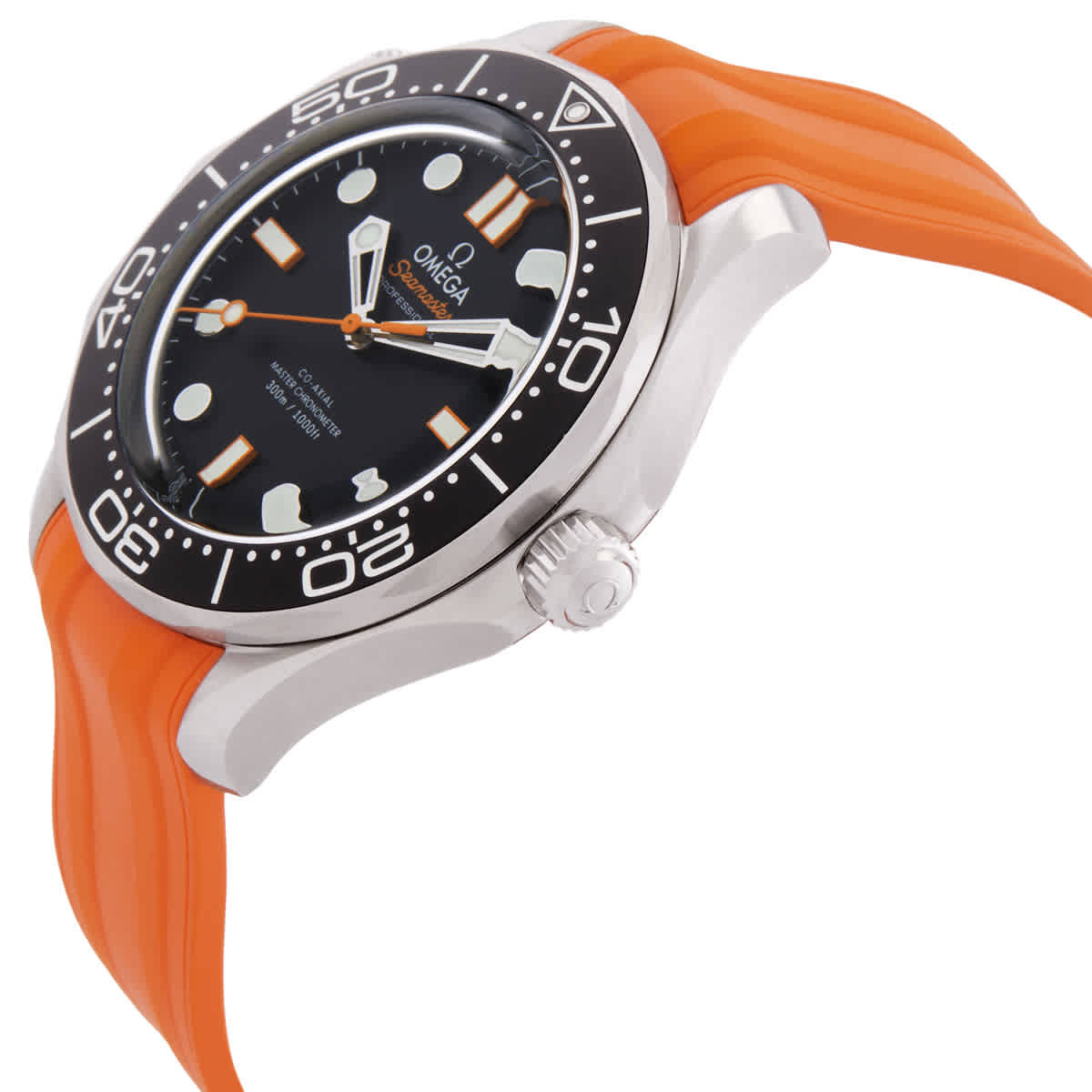 Omega Seamaster Automatic Chronometer Black Dial Mens Watch 210.32.42.20.01.006