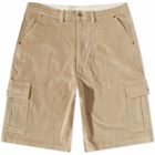 Butter Goods Men's Corduroy Cargo Short in Khaki