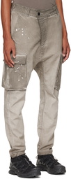 11 by Boris Bidjan Saberi Gray P21B Cargo Pants