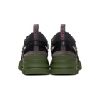 Gucci Green and Grey Flashtrek Sneakers