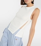 Dion Lee Cutout cotton-blend top