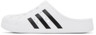 adidas Originals White Adilette Clogs