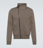 Rick Owens Bauhaus cotton zip-up jacket