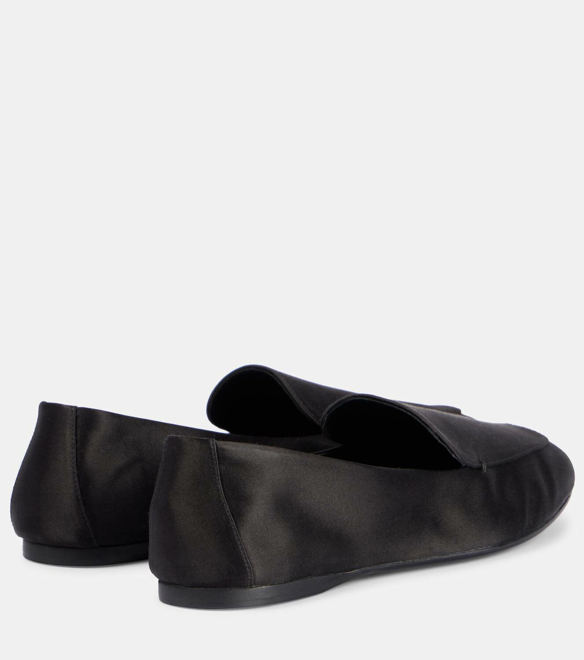 Khaite Monroe satin loafers