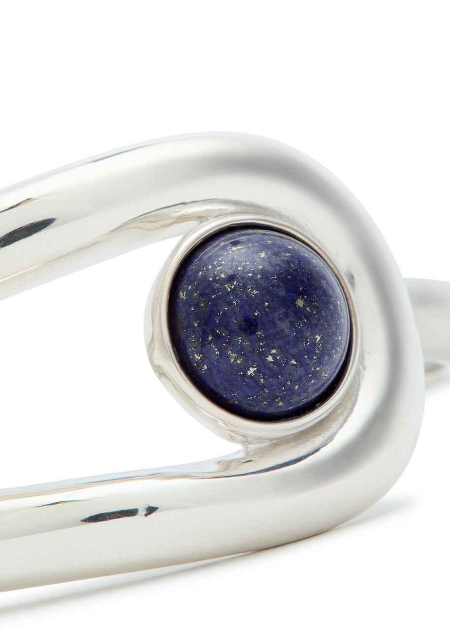 Agmes Becky Sculpted Sterling Silver Cuff - One Size