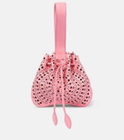 Alaïa Rose Marie leather bucket bag