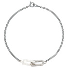 Pearls Before Swine Silver Double Link Bracelet