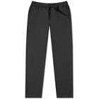 Sunspel Men's Drawstring Trouser in Charcoal