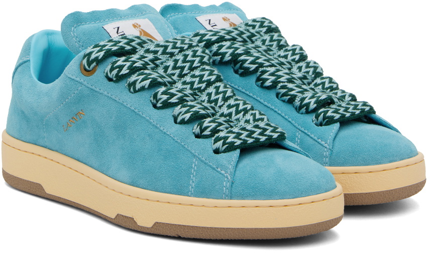 Lanvin Blue Suede Curb Lite Sneakers Lanvin Lanvin Blue Suede Curb Lite Sneakers Lanvin