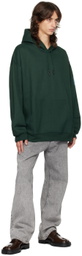 N.Hoolywood Green Drawstring Hoodie