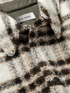 Isabel Marant - Kervont Checked Wool-Blend Bouclé Overshirt - Neutrals