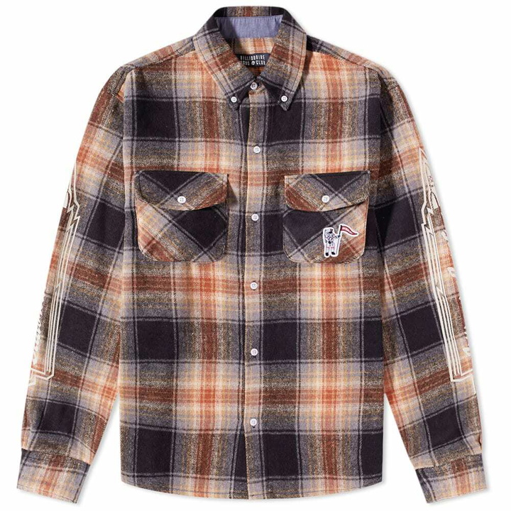 Photo: Billionaire Boys Club Men's Check Button Down Shirt in Black