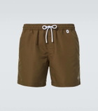 Loro Piana Logo swim trunks