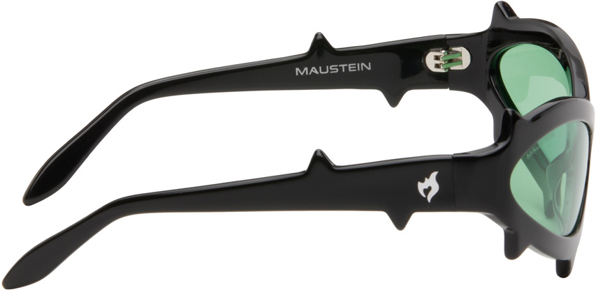 MAUSTEIN SSENSE Exclusive Black Spike Sunglasses