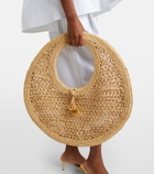 Jacquemus Spiaggia raffia top-handle bag