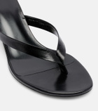 JUDE Rooty leather thong sandals