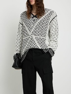 MM6 MAISON MARGIELA - Reversible Cotton Jacquard Knit Sweater