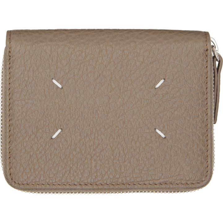 Photo: Maison Margiela Taupe Zip Wallet
