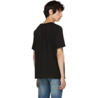 Saint Laurent Black Embroidered Logo T-Shirt