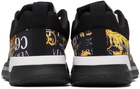 Versace Jeans Couture Black & Gold Dynamic Sneakers